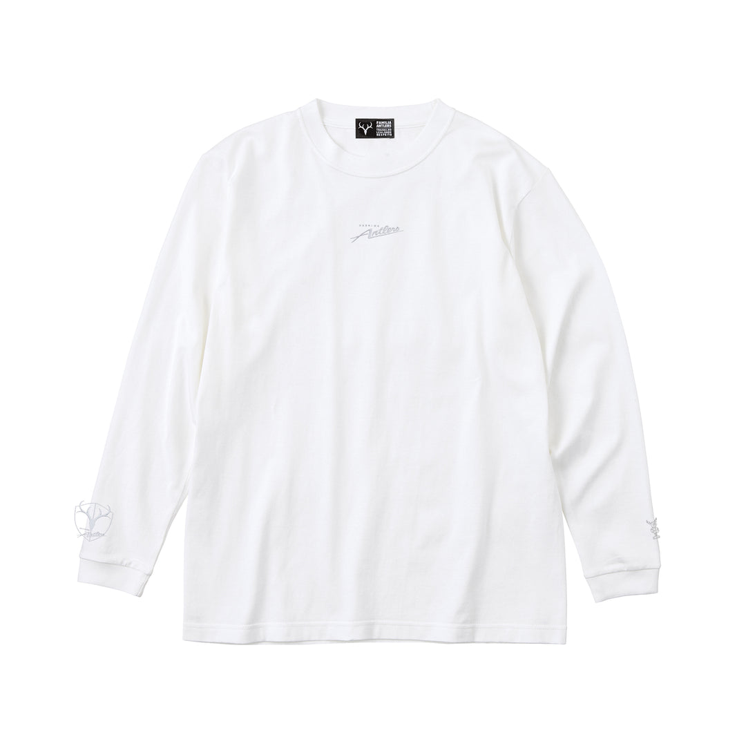 刺繍するアントラーズロングスリーブTシャツ（ロゴ）【予約】 – 鹿島