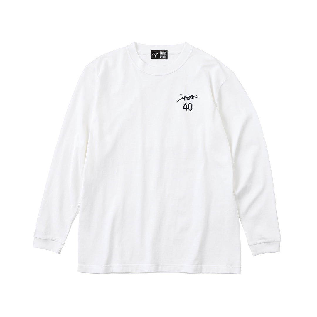 刺繍するアントラーズロングスリーブTシャツ（ロゴ・ナンバー）【予約