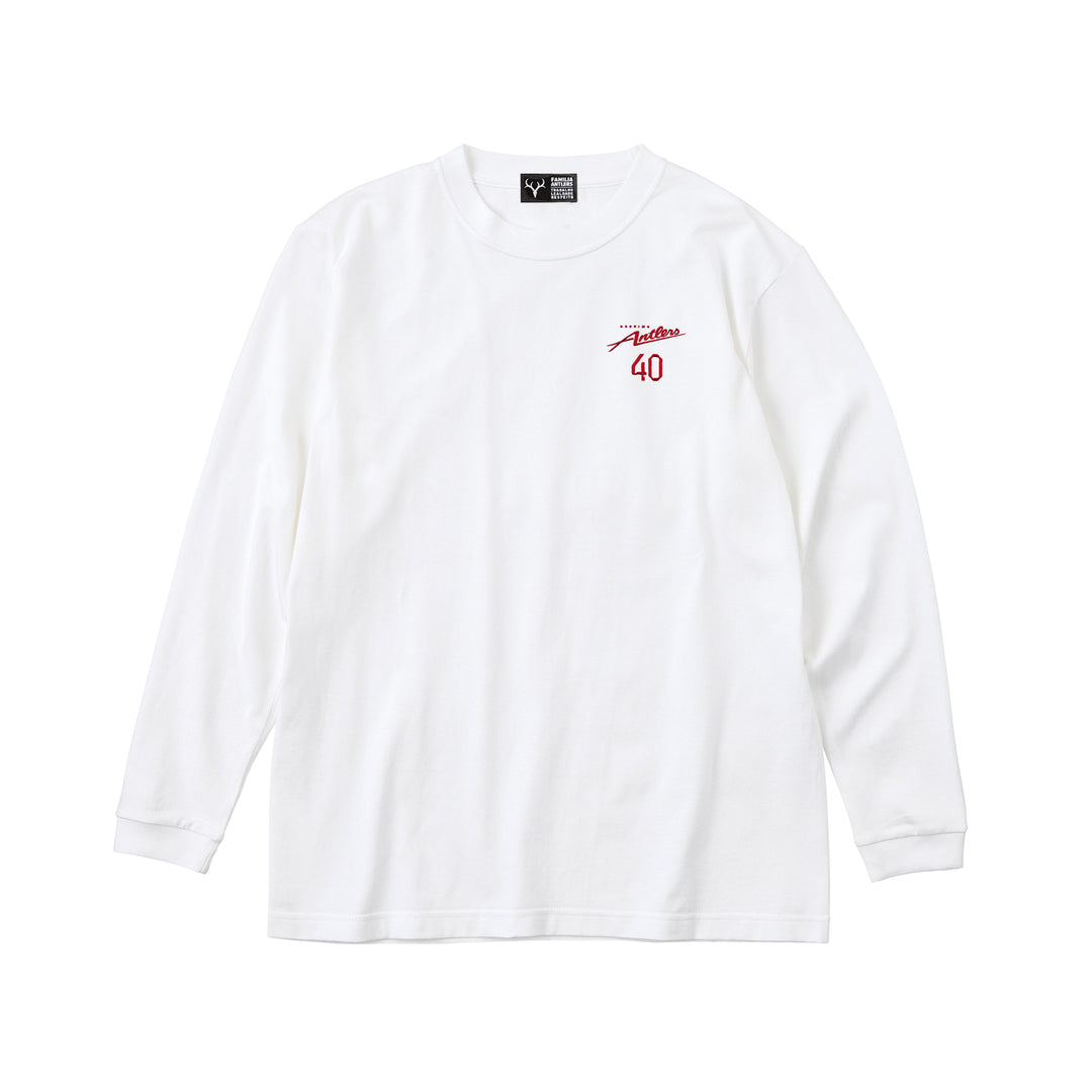 刺繍するアントラーズロングスリーブTシャツ（ロゴ・ナンバー）【予約