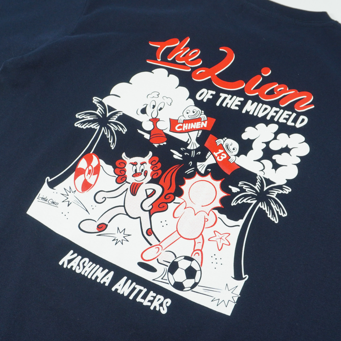 The Lion of the Midfield Tシャツ / Little chico（全2色）【受注】