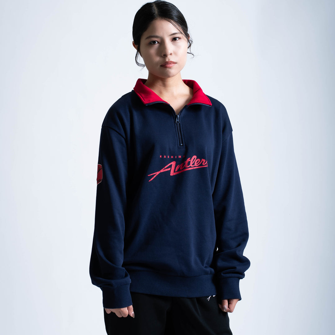 ハーフジップスウェット（全2色） – 鹿島アントラーズFC - 公式