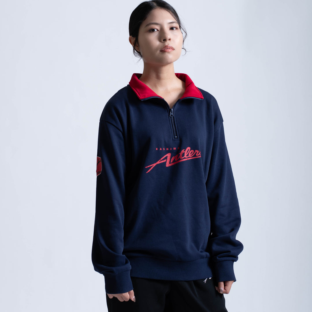 鹿島アントラーズ　ハーフジップ ハーフジップスウェット（全2色） – 鹿島アントラーズFC - 公式
