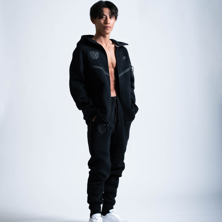 NIKE テックフリース ブラック L NIKE テックフリースWRフルジップL/Sフーディ（ブラック） – 鹿島