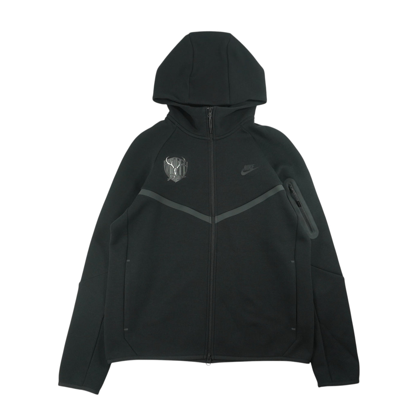 NIKE テックフリースWRフルジップL/Sフーディ（ブラック）