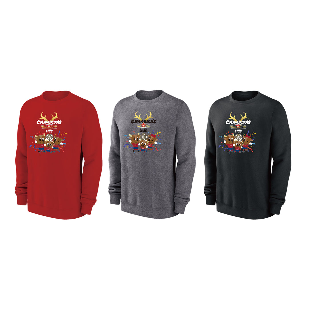 25J1リーグ優勝記念スウェット（マスコット）全3色【予約】 – 鹿島