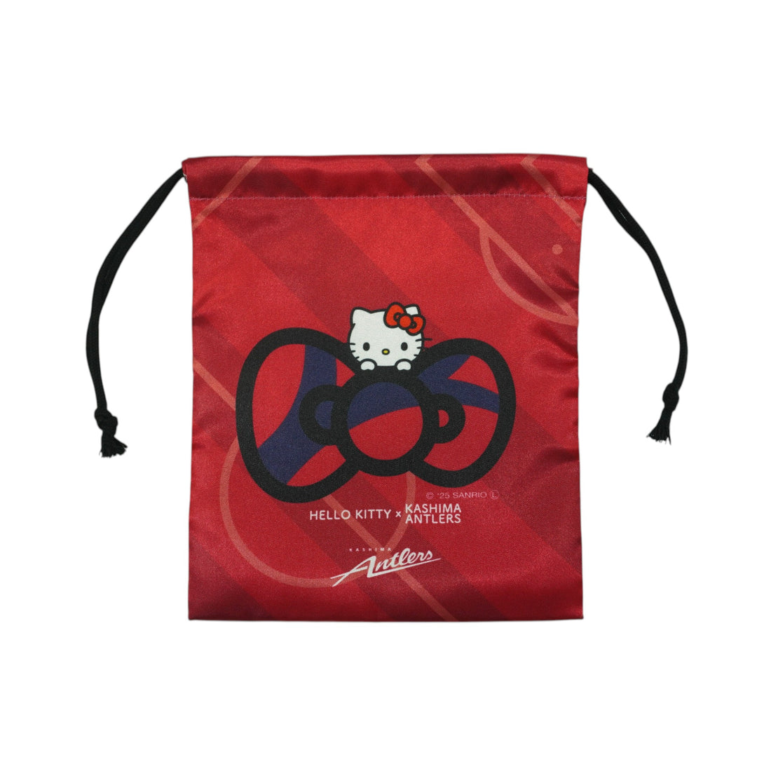 Jリーグ×ハローキティ 巾着（鹿島アントラーズ）【受注】 – 鹿島
