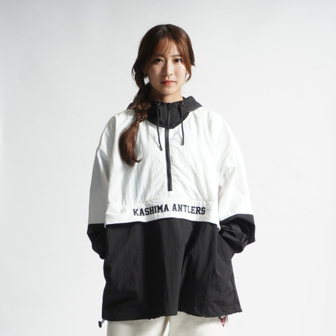 FCRB×フラグメント　アノラック　FRGMT ウィンドブレーカー 黒/白 アノラックジャケット（ブラック/ホワイト） – 鹿島アントラーズFC