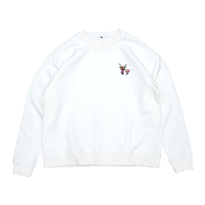 tokidoki × Antlers ワンポイント刺繍スウェットクルーネック（全2色）