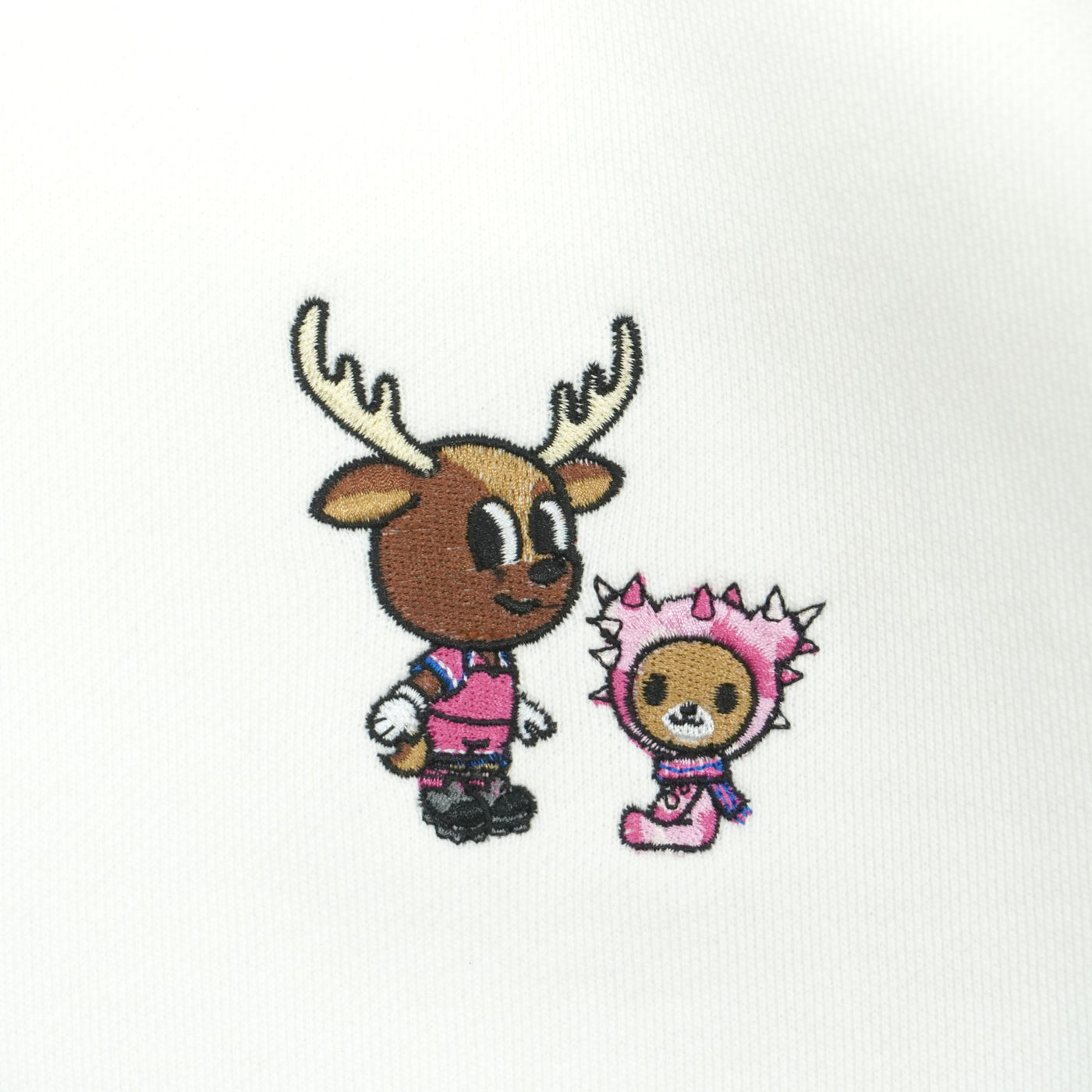 tokidoki × Antlers ワンポイント刺繍スウェットクルーネック（全2色）