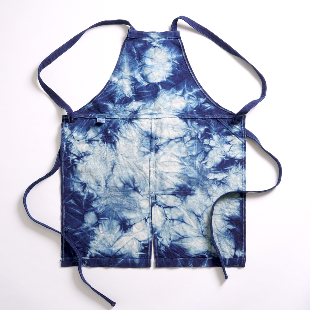 琉球藍絞り染めエプロン / 琉球藍研究所【受注】 – 鹿島アントラーズFC