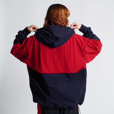 アノラックジャケット（ネイビー/レッド）