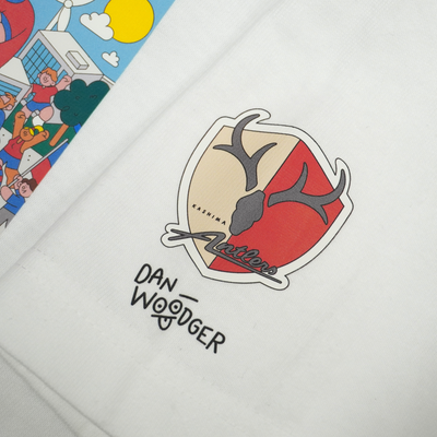 DAN-WOODGER × KASHIMA ANTLERS Tシャツ（全2色）