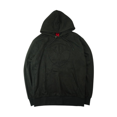 POLYSUEDE EMBOSS LOGO HOODIE（全2色）