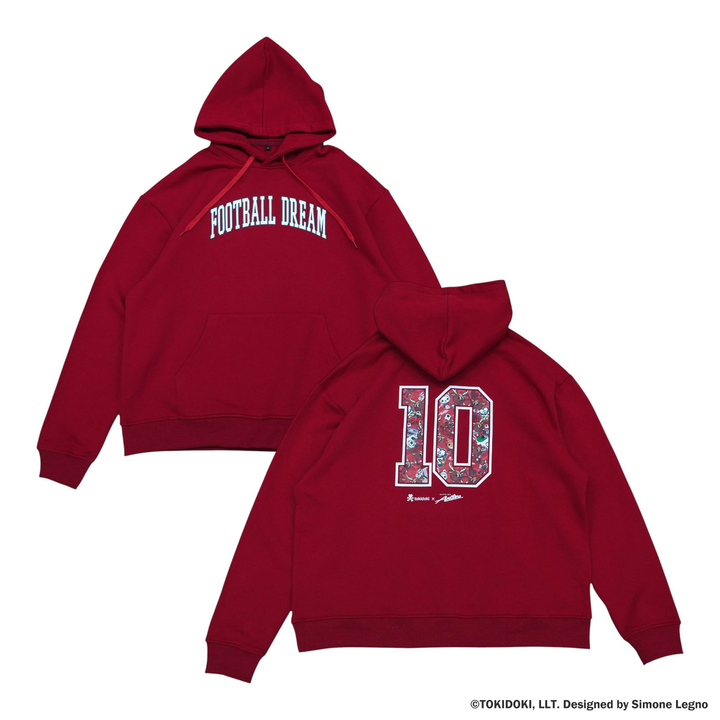 tokidoki × Antlers 総柄ナンバーフーディー（全3色）【受注】