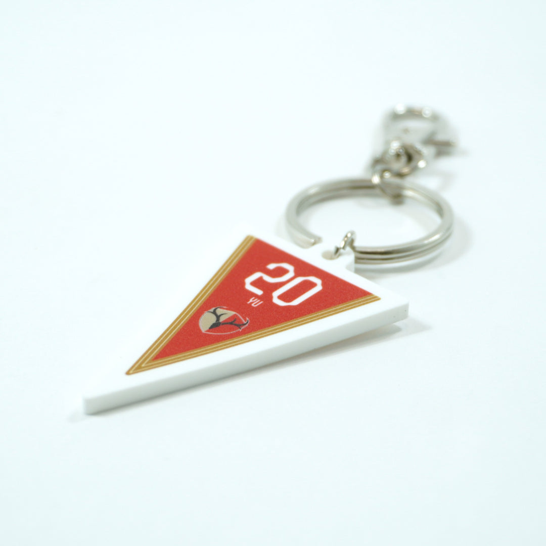 ブラインド】ペナント風ラバーキーホルダー – 鹿島アントラーズFC