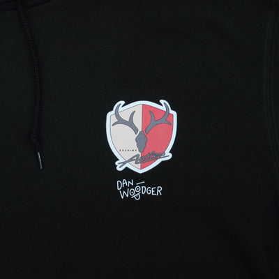 DAN-WOODGER × KASHIMA ANTLERS フーディ（ブラック）