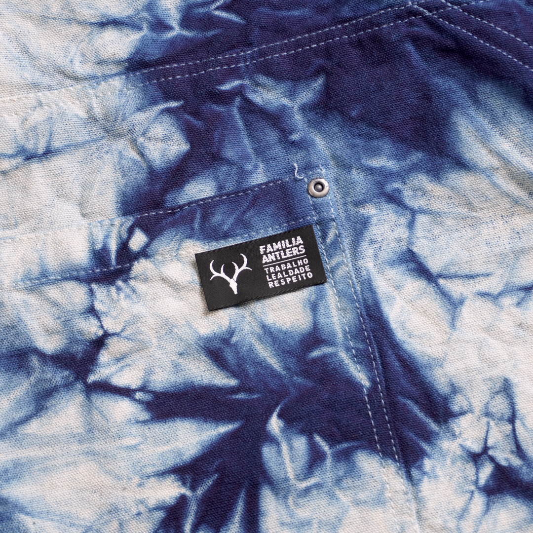 琉球藍絞り染めエプロン / 琉球藍研究所【受注】 – 鹿島アントラーズFC