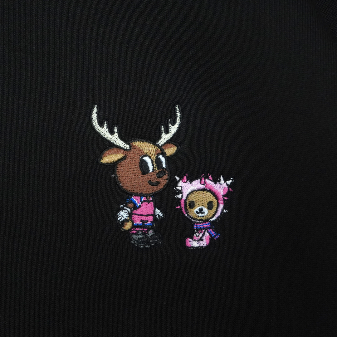 ぴー【鹿島アントラーズ】tokidokiセット tokidoki × Antlers ワンポイント刺繍スウェットクルーネック（全2色