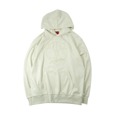 POLYSUEDE EMBOSS LOGO HOODIE（全2色）