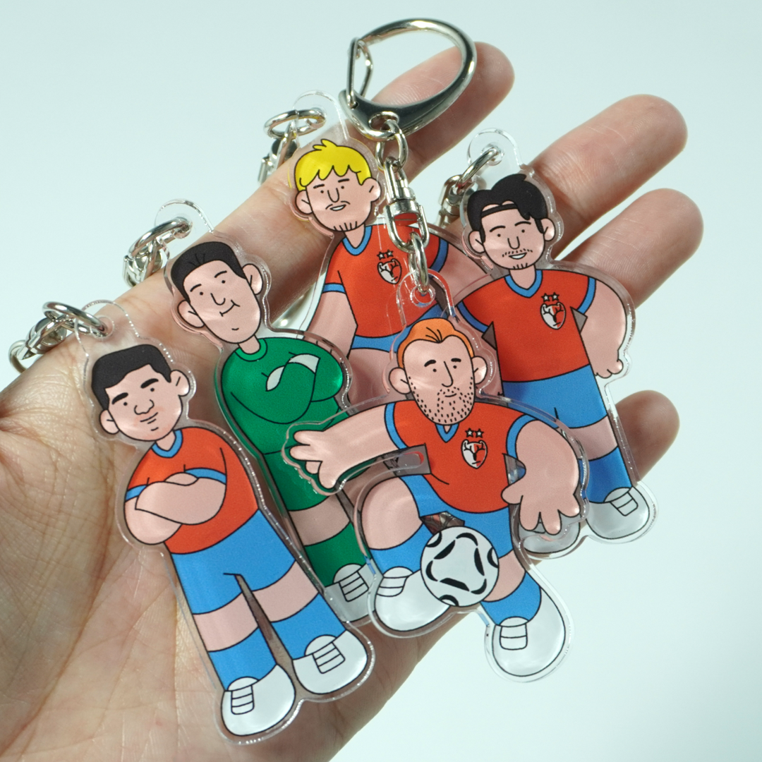 DAN-WOODGER×KASHIMA ANTLERS キーホルダー(全5種) – 鹿島 DAN-WOODGER×KASHIMA ANTLERS キーホルダー(全5種) – 鹿島