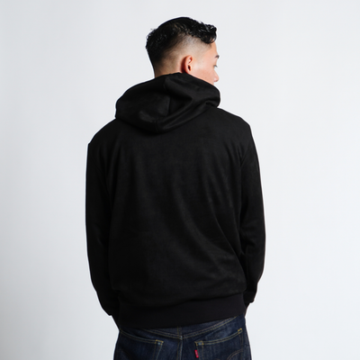 POLYSUEDE EMBOSS LOGO HOODIE（全2色）