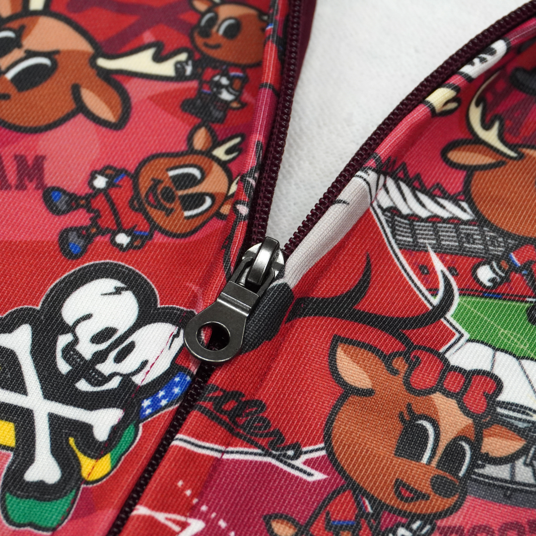tokidoki × Antlers 総柄スウェットフルジップパーカー – 鹿島 tokidoki × Antlers 総柄スウェットフルジップパーカー – 鹿島