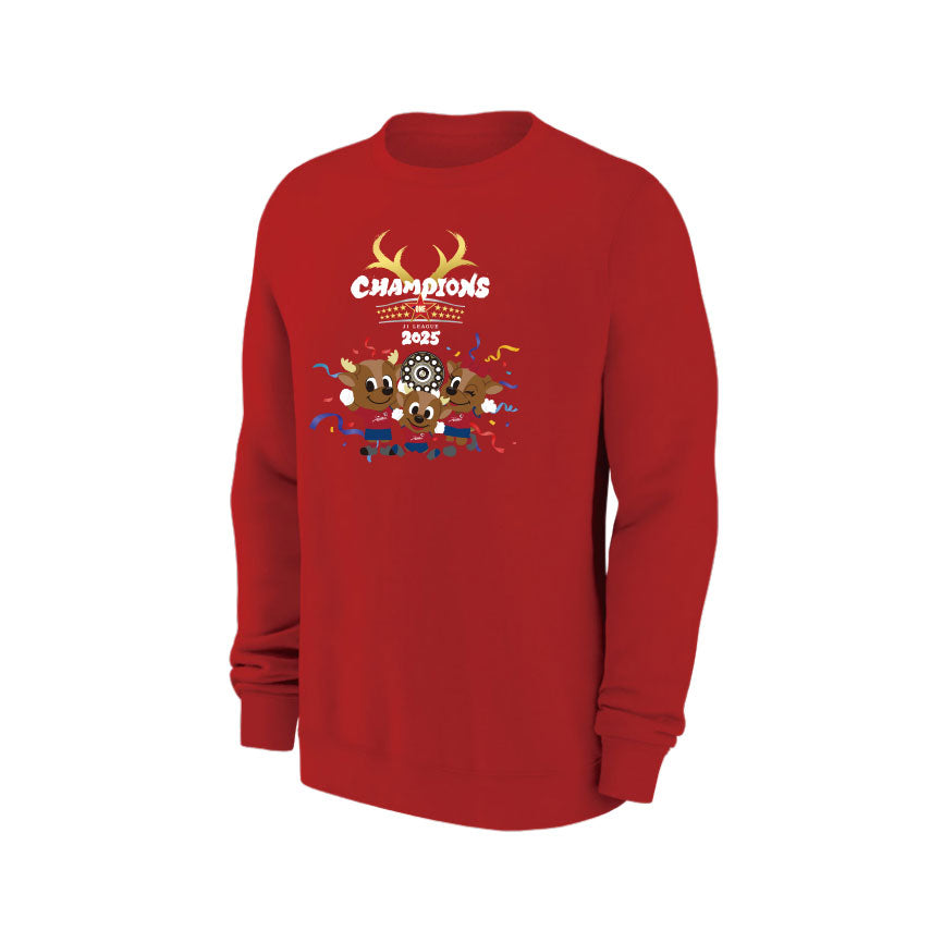 25J1リーグ優勝記念スウェット（マスコット）全3色【予約】 – 鹿島