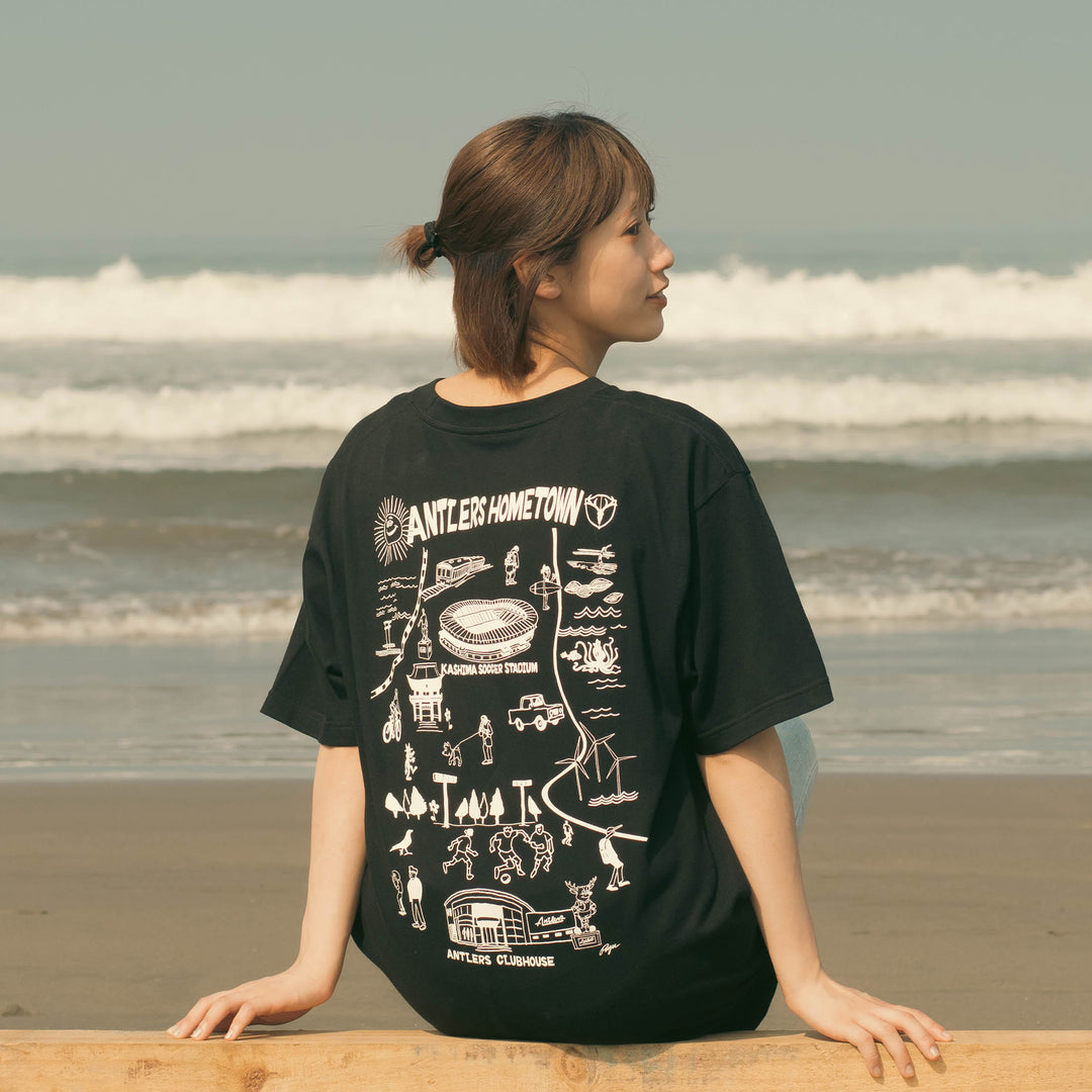 RYUAMBE×KASHIMA ANTLERS Tシャツ（BLACK） – 鹿島アントラーズ