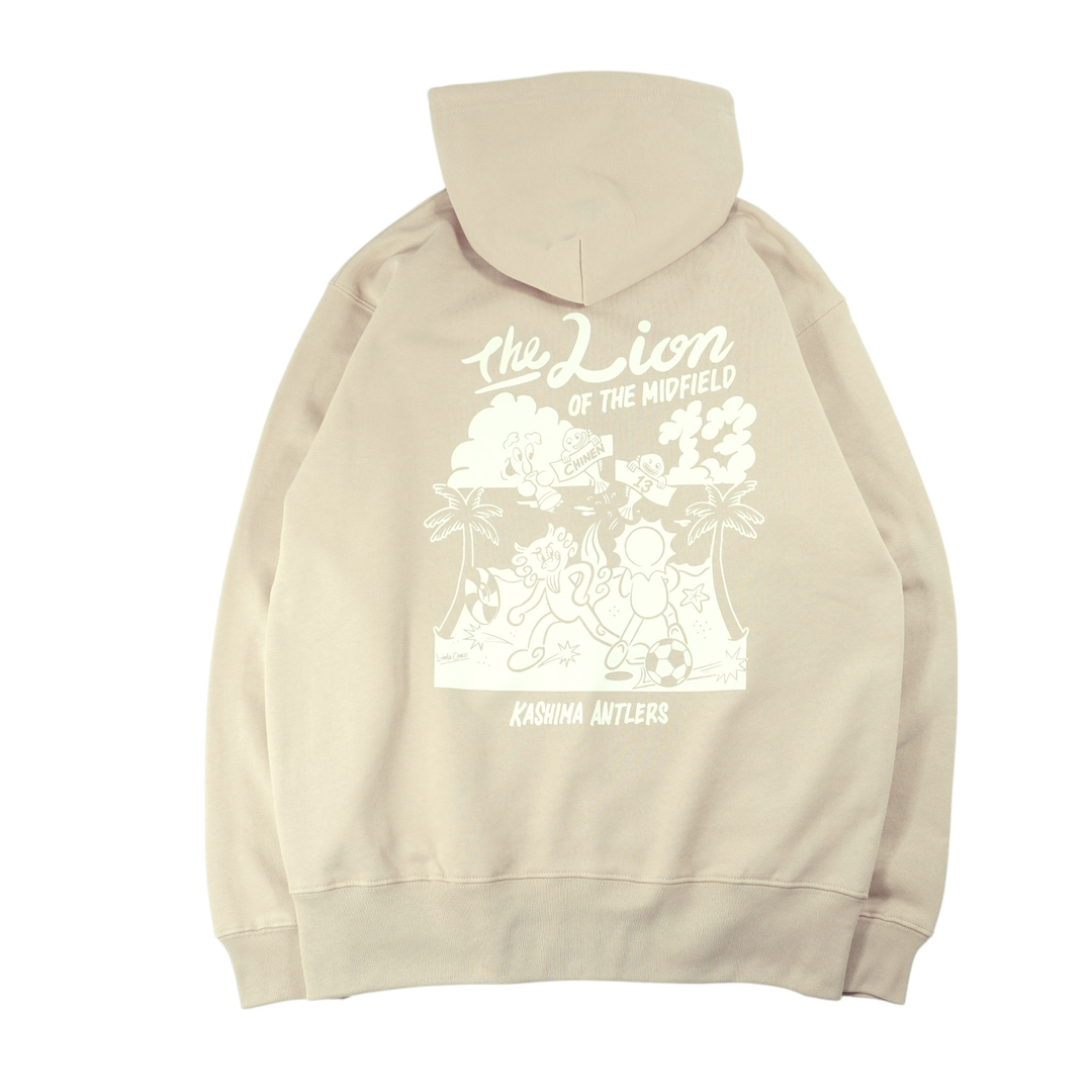 UMASHIKA フーディ ベージュ 男女兼用Mサイズ　チームナックス UMASHIKA フーディ ベージュ 男女兼用Mサイズ チームナックス UMASHIKA