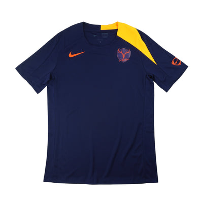 25NIKE DF STRK S/S トップ T90（ブルーボイド）