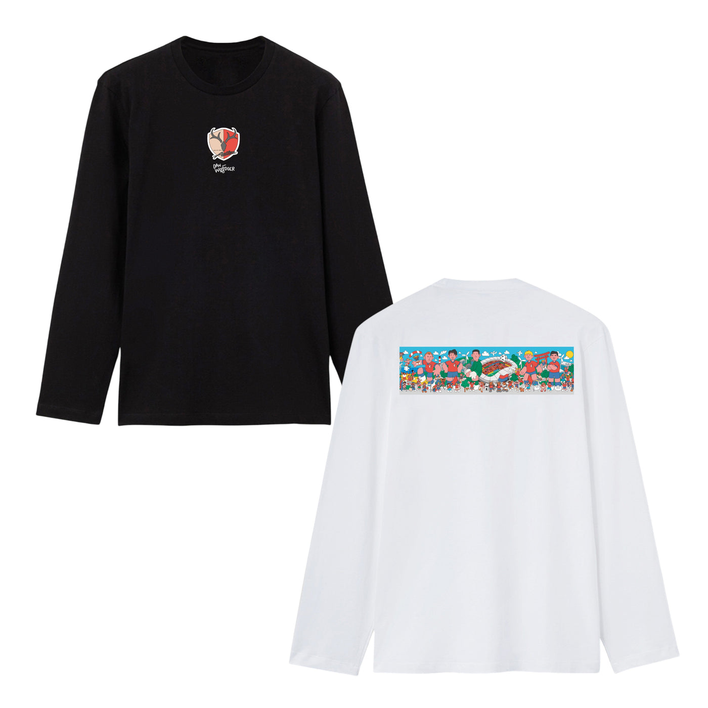 DAN-WOODGER × KASHIMA ANTLERS ロングスリーブTシャツ（全2色）