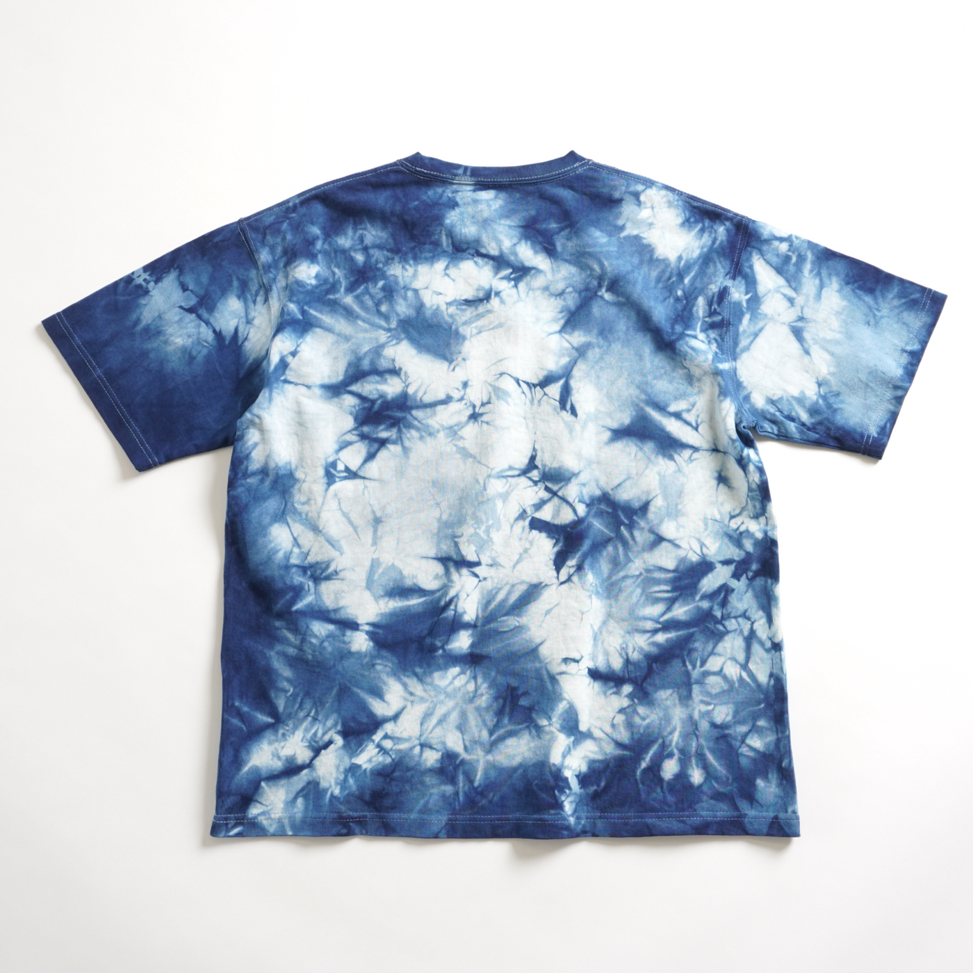 絞り染めTシャツ(サイン刺繍) / 琉球藍研究所【受注】
