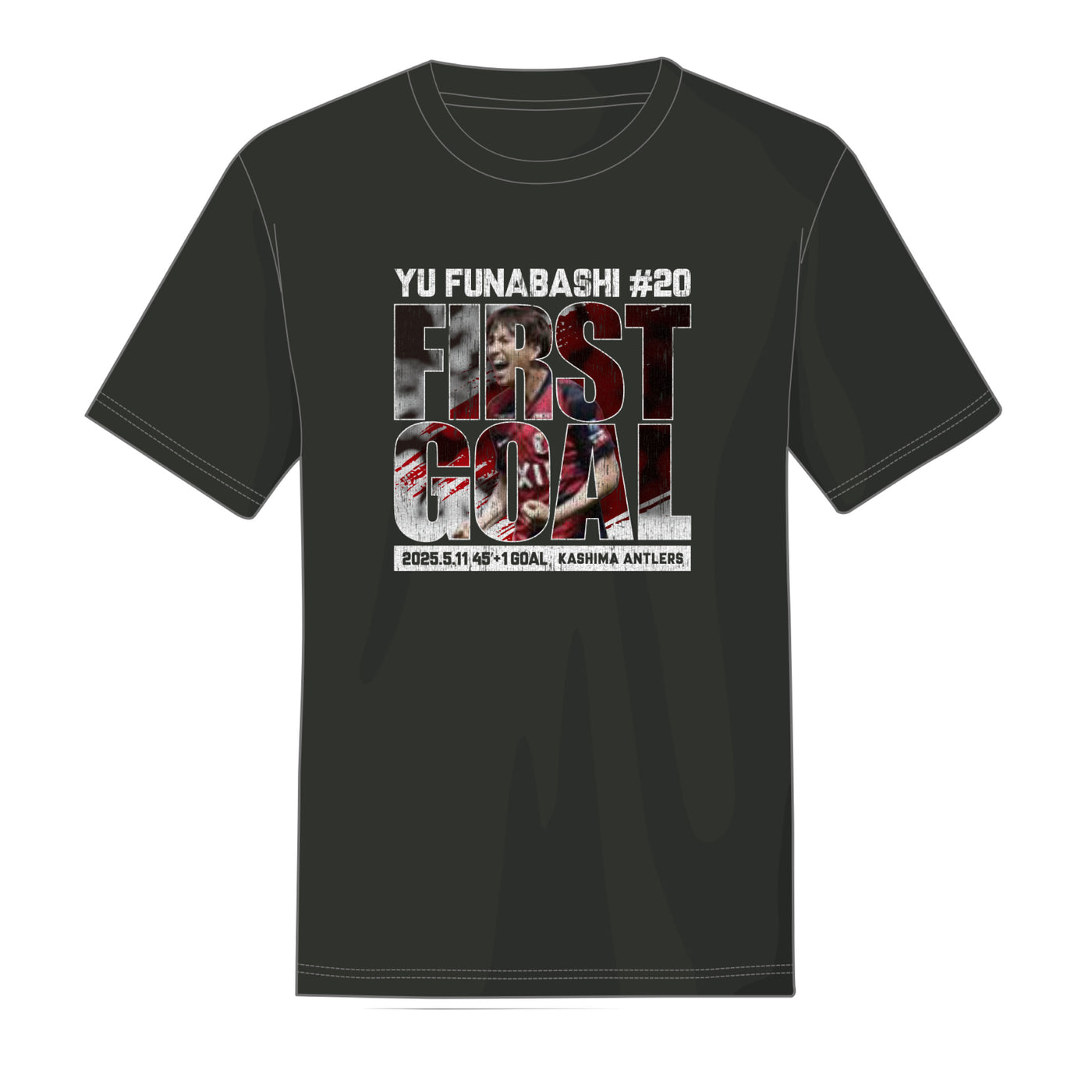 舩橋選手プロ初ゴール記念 Tシャツ+ステッカーセット【受注】