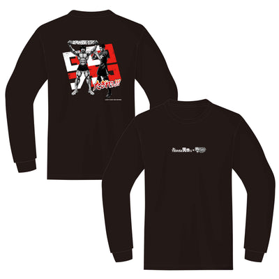 範馬刃牙×植田直通 ロングＴシャツ（BLACK）【受注】