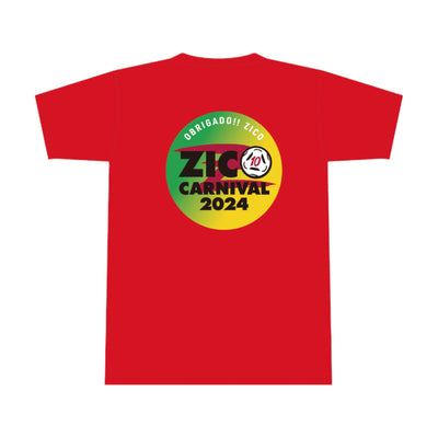 ZICO CARNIVAL ロゴTシャツ（レッド）