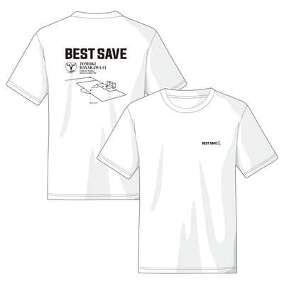 早川選手4月度ベストセーブ賞受賞記念Tシャツ（WHITE）【受注】