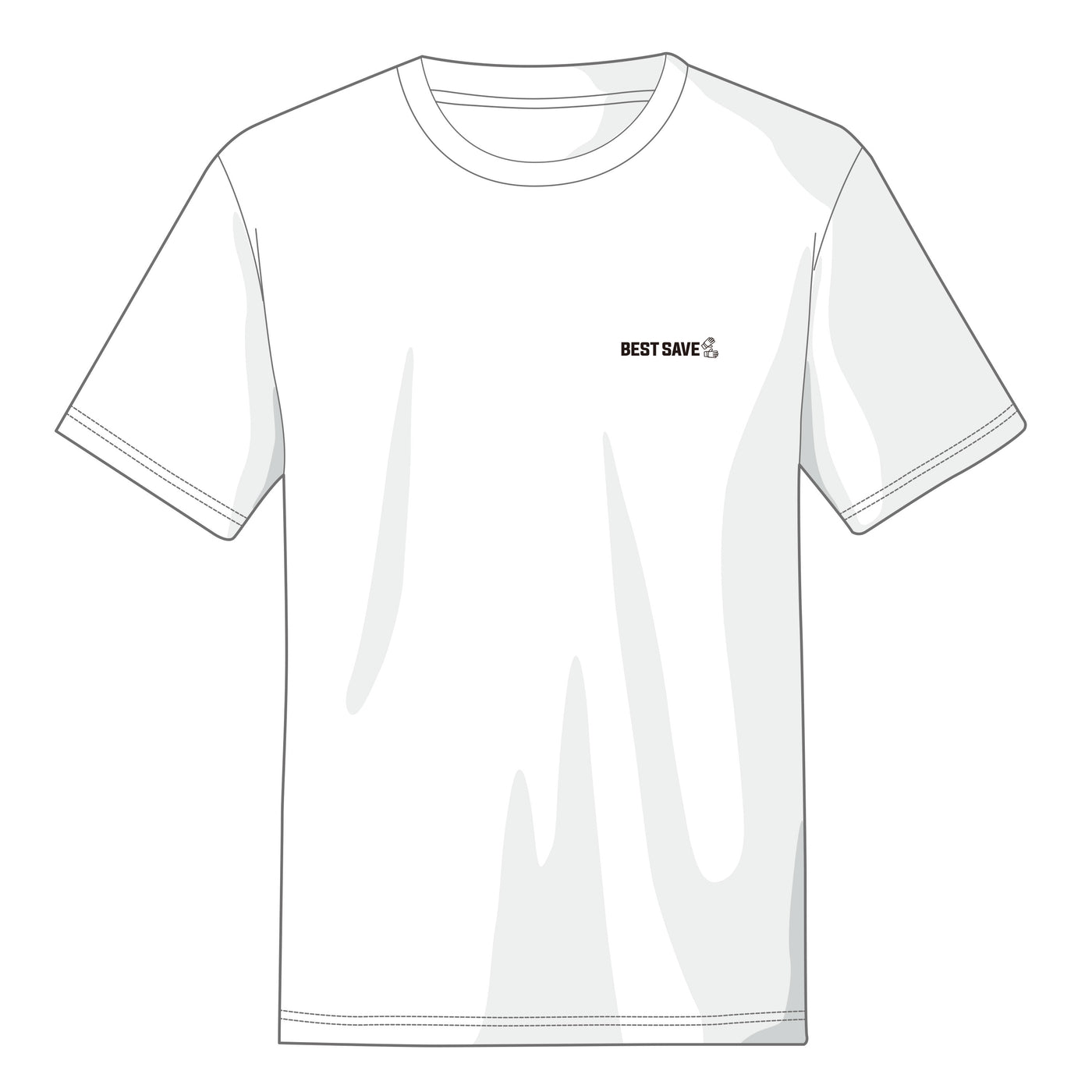 早川選手4月度ベストセーブ賞受賞記念Tシャツ（WHITE）【受注】