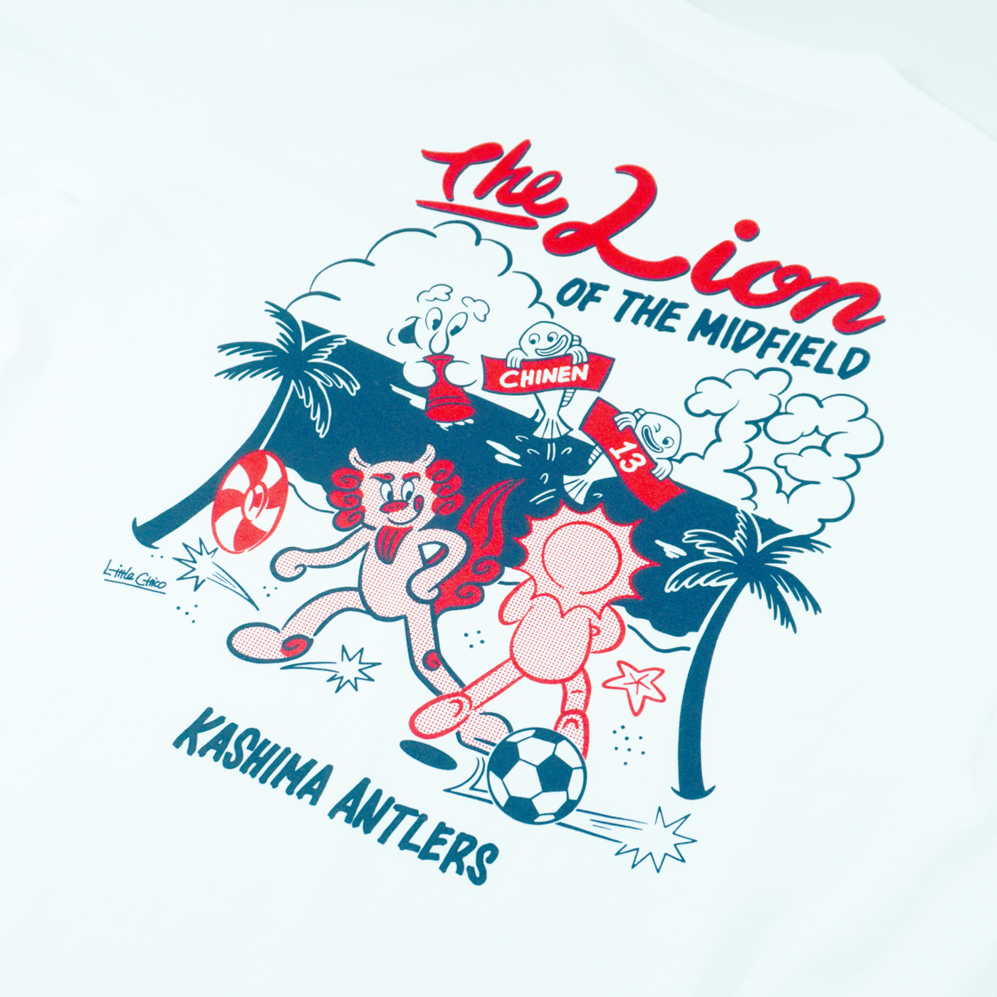 The Lion of the Midfield Tシャツ / Little chico（全2色）【受注】