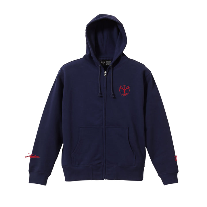 刺繍するアントラーズジップフーディー（エンブレム）【予約】 – 鹿島