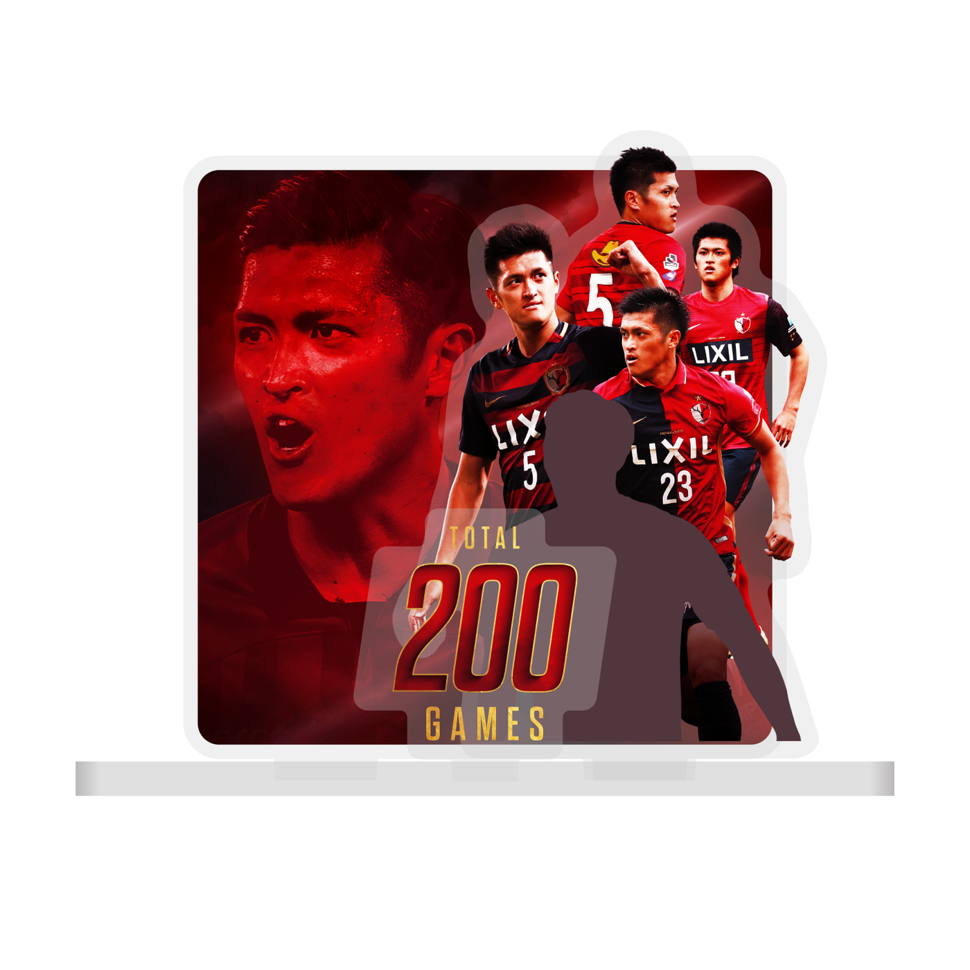 植田選手通算200試合出場達成記念 アクリルスタンド【受注】