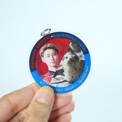 【ブラインド】アクアワールド大洗×鹿島アントラーズ アクリルキーホルダー