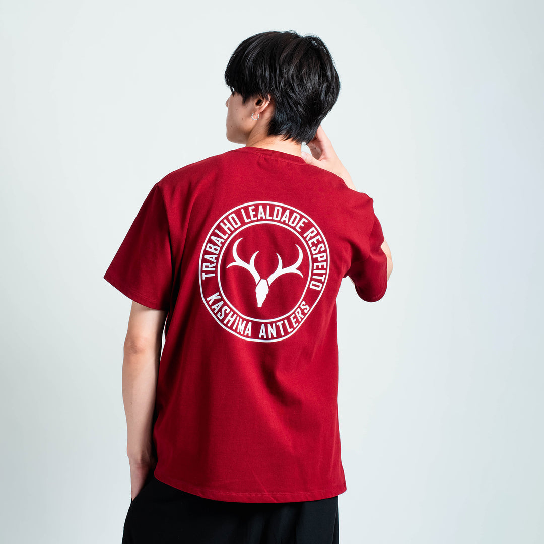 【完売品】NJG×ANTLERS Tシャツ（BURGUNDY）サイズ:LL 鹿島 ALL ABOUT ANTLERS TEE（全2色） – 鹿島アントラーズFC - 公式