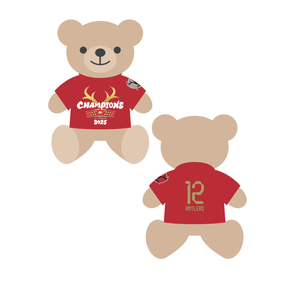 25Ｊ１リーグ優勝記念ユニフォームベア　#12ANTLERS【予約】