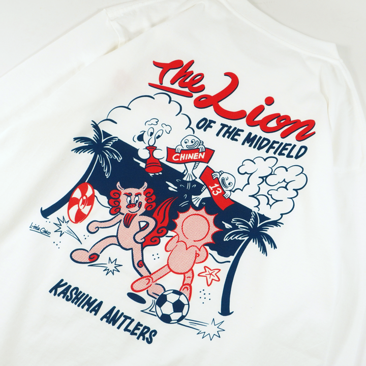 ★*☆chi-ka★*☆ The Lion of the Midfield ロンTEE / Little chico（全2色）【受注
