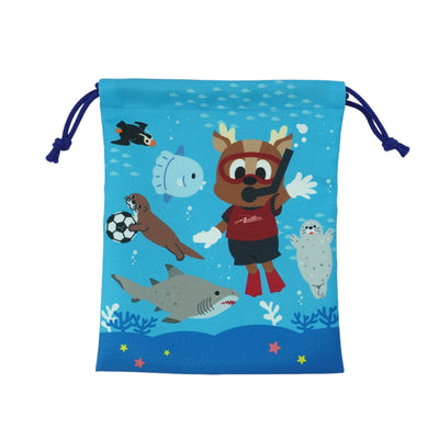 アクアワールド大洗×鹿島アントラーズ 巾着