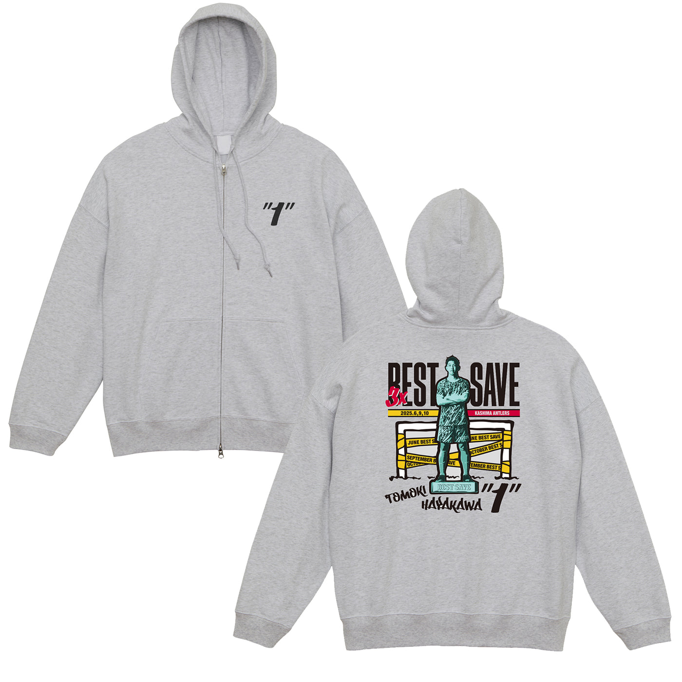 早川選手10月度月間MVP/ベストセーブ賞受賞記念 ジップフーディ