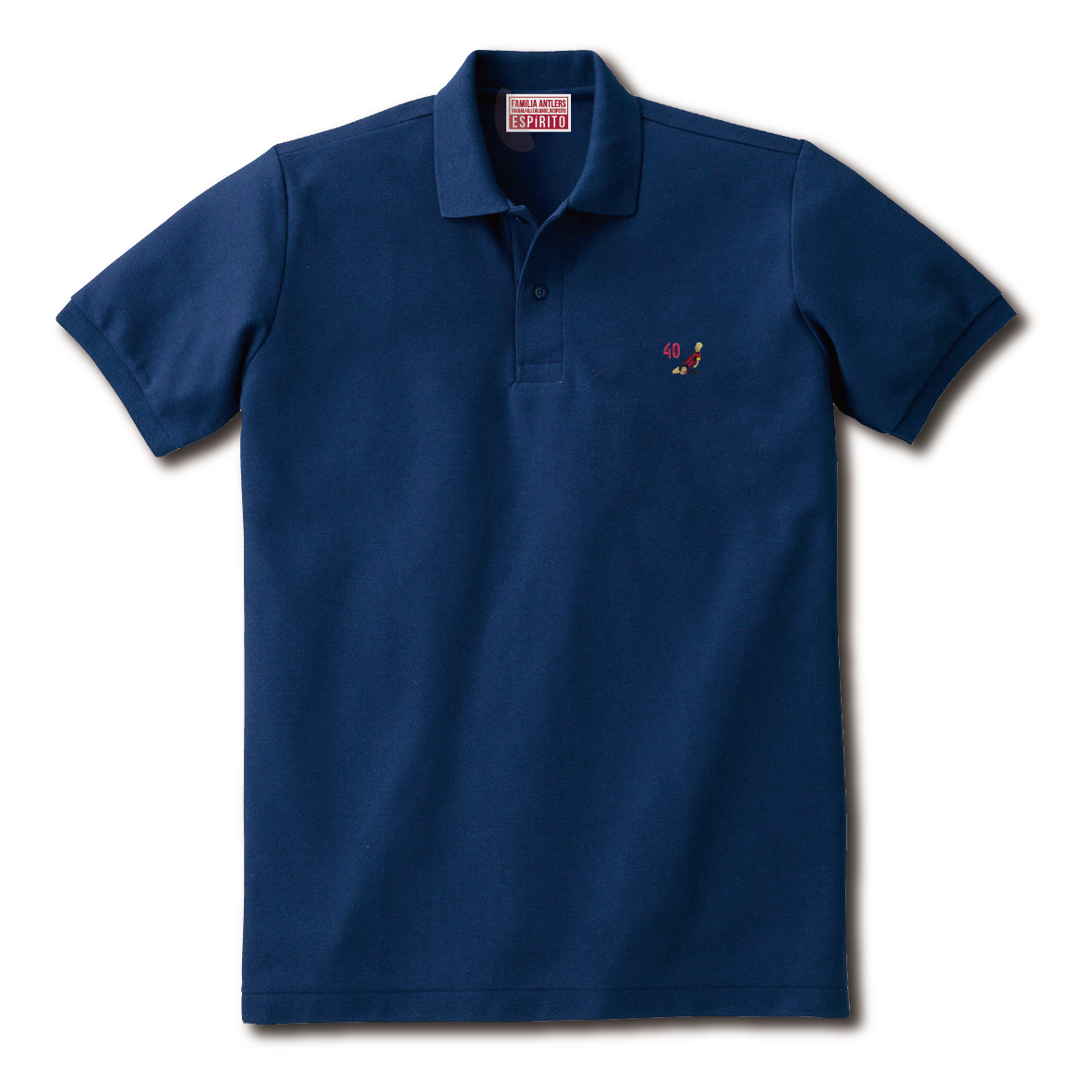 魅了 23選手刺繍ポロシャツ（NAVY） – 鹿島アントラーズFC - 公式 応援グッズ