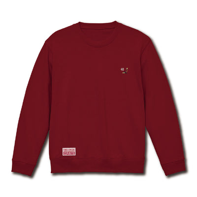 【受付終了】23選手刺繍スウェット（BURGUNDY）