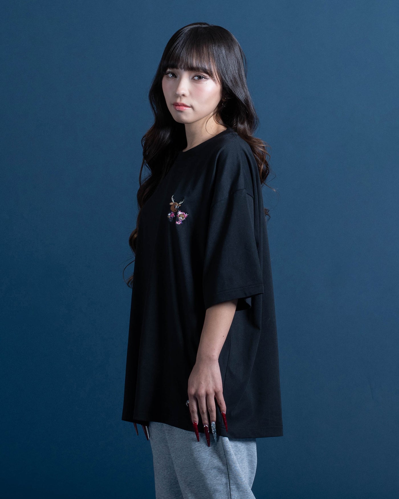 tokidoki × Antlers ワンポイント刺繍半袖Tシャツ（全2色）