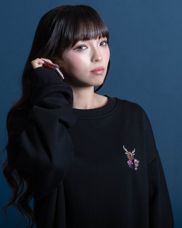 【激レア新品】鹿島アントラーズ TOSTEM トレーナー tokidoki × Antlers ワンポイント刺繍スウェットクルーネック（全2色